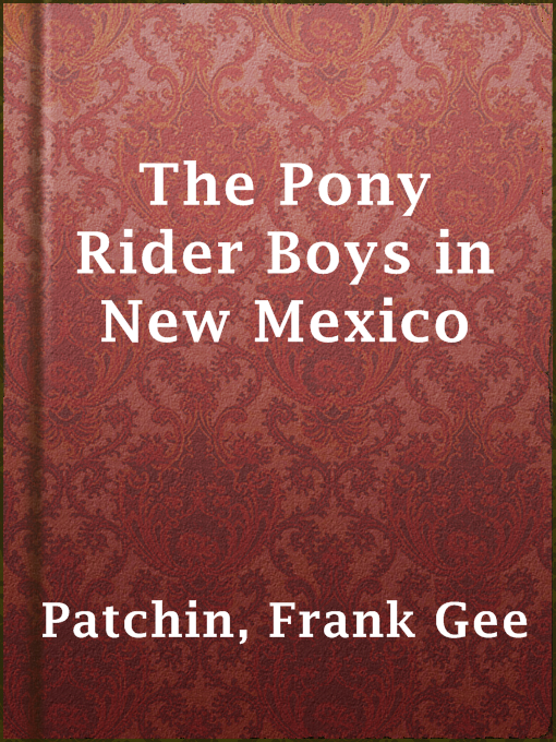 Title details for The Pony Rider Boys in New Mexico by Frank Gee Patchin - Available